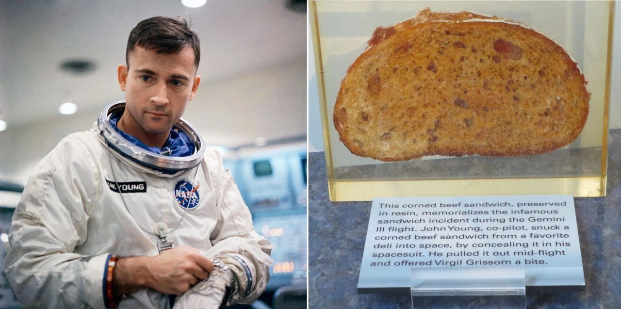Great Moments in Space Food: The Corned Beef Sandwich